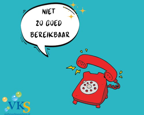 Even wat minder telefonisch bereikbaar